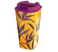 Quokka Gobelet Isotherme 450ml Double Paroi Anti-fuite Hermétique Jaune