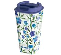 Quokka Gobelet Isotherme 450ml Double Paroi Anti-fuite Hermétique sans BPA Bleu