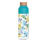 Quokka Bouteille d'eau Ice Water Leaves – fabriquée en Ecozen – 840 ml – Turquoise