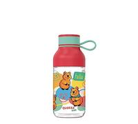 Quokka Gourde Kids Ice Happy Quokka – Ecozen, crochet en acier inoxydable, 430 ml, sangle rouge