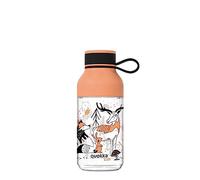 Quokka Kids Ice In The Woods Bouteille d'eau réutilisable en Tritan sans BPA Grande ouverture pour remplir avec bouchon anti-goutte 430 ml