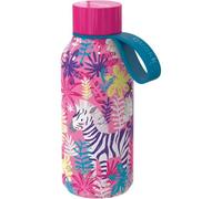 Quokka Solid Kids bouteille isotherme avec attache Zebras 330 ml