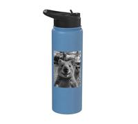 Quokka Selfie drôle pour homme et femme Animal mignon Stainless Steel Insulated Water Bottle