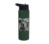 Quokka Selfie drôle pour homme et femme Animal mignon Stainless Steel Insulated Water Bottle