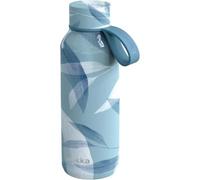 Quokka SOLID CON SUPPORTO BLUE WIND | TERMO BOUTEILLE EN ACIER INOXYDABLE AVEC POIGNÉE 510 ML