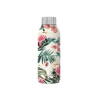 Quokka Solid - Jungle Flora 510 ML | Bouteille d'eau isotherme - Acier inoxydable