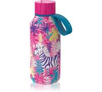 Quokka Solid Kids bouteille isotherme avec attache Zebras 330 ml