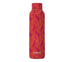 Quokka Solid - Orange Bloom 630 ML |Bouteille d'eau en Acier Inoxydable avec Isolation par Double Paroi |Gourde Reutilisable sans BPA - maintient Le Liquide Froid jusqu'à 24h, Chaud jusqu'à 12h
