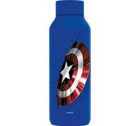 QUOKKA SOLID X MARVEL Bouteille thermique double paroi en acier inoxydable Captain America