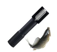 Quorvex Déscaleur à Poisson | Écailleur Électrique Sans Fil Rechargeable en Acier Inoxydable,Outil Sans Fil Étanche Nettoyeur Grattoir pour Pêche,Écailleur De Poisson Professionnel
