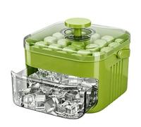 Qurygin Bac à glaçons de 15 x 9,5 cm avec couvercle et bac, bac à glaçons facile à démouler, moule à glaçons pour congélateur, boissons, cocktails, fêtes, vie quotidienne, pique-nique, whisky