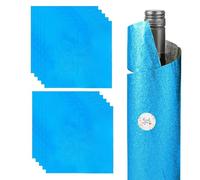 Qurygin Feuille d'aluminium pour pots de fleurs - Protection décorative ajustée - 50 x 50 cm - Papier d'emballage pour pots de fleurs | Pour propriétaires, jardiniers, amateurs de location, résidents