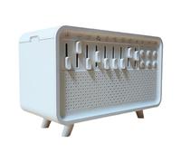 Qusedwey Diffuseur D'Arômes et d'air à Bruit Blanc, Humidificateur avec 8 Niveaux de Bruit Blanc Réglables, Veilleuse, Haut-Parleur Bluetooth