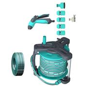 Qusinfc Pulvérisateur multifonction réglable pour arroser et nettoyer efficacement les tâches d'arrosage et de nettoyage, design en PVC fin