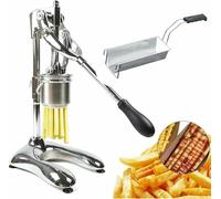 QUSYZD Extrudeuse à Frites, Machine à Frites, Presse-Frites en Acier Inoxydable pour Frites Longues, Outil de friture de 30 cm pour Une préparation Rapide et Facile de fri,