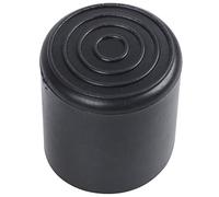 Qutsvosh Lot de 4 patins en caoutchouc pour béquille, tabouret, chaise - Noir