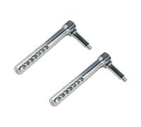 Quueparts AM120681 AM120680 Lot de 2 bras de roue avant et arrière pour tondeuse John Deere X595 X320 X324 GX255 X520 X534 X540 Tracteur utilitaire compact 4310 4410 4110 4210
