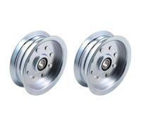 Quueparts Lot de 2 poulies tendeurs GY20110 GY20629 compatibles avec tondeuse à gazon MTD Z510 Z530 Z550 Z6400 ZTS46 CLT42 Compatible avec tondeuse à gazon John Deere 105 115 125 135 145 107S 155C