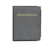 QuxetlRyz Raccolta Monete Album 480 Pockets Coin Collection Holder Book Album for Collectors Storage Box Case Supplies for 20/25/27/30/38mm