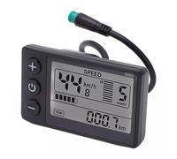 QUXVUIS Compteur LCD pour vélo électrique S866 avec écran étanche, installation simplifiée, boîtier ABS de qualité supérieure, étanchéité IPX65.