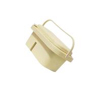 QUXVUIS Nettoyant pour pinceaux d'artiste avec poignée : chaque outil est prêt à l'emploi pour une expérience de peinture sans tracas. Porte-pinceaux pour, Jaune, 22.7 x 13.3 x 11.4 cm