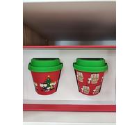 QUY CUP Coffret cadeau tasses à café expresso Peanuts Snoopy (Sapin de Noël)