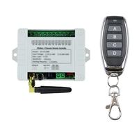 Quystetes DC 12 V 24 V 36 V 10 A 433 MHz Relais sans 4 canaux Commutateur de commande à distance Récepteur + émetteur 4 CH, 1 récepteur 1 télécommande