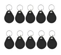 Quystetes Lot de 10 porte-clés GEN2 CUID Android App MCT Modifier UID Changeable Tag NFC 1k S50 13.56 MHz Bloc de carte 0 inscriptible HF 14443A