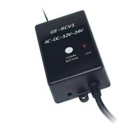 Quystetes - Récepteur RCV1 433,92 MHz DC/AC 12 V/24 V pour portail, porte de garage, télécommande à code tournant et récepteurs externes à code fixe