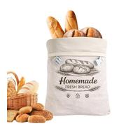 Quzente Sac à pain en cire d'abeille, sacs réutilisables faits maison, 43 x | Sac à pain en coton en cire d'abeille, 43 x 33 cm, réutilisable, idéal pour les pains faits maison, levain et pâtisseries