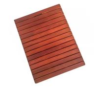 QWEASDF Caillebotis Douche，Tapis de Bain, caillebotis en Bambou, caillebotis Bois， antidérapant, hygiénique, résistant à l'humidité,Tapis Bois Bambou caillebotis Douche Bain(A,W75xL75cm/W30xL30in)