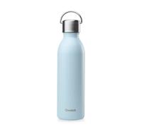 ACTIVE Bouteille isotherme double paroi en Inox avec poignée Qwetch 600 ml bleu pastel