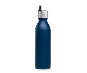 Qwetch - Active w/ Bouchon Sport - Bouteille isotherme Bleu Nuit - 600 ml