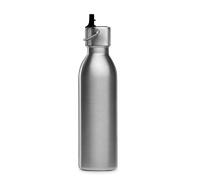 Qwetch - Active w/ Bouchon Sport - Bouteille isotherme Inox Brossé - 600 ml