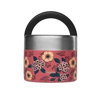 Boîte repas isotherme double paroi en Inox Qwetch 850 ml Anémone Terracota