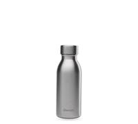 Qwetch - Bouteille Isotherme 350 ml Inox Brossé - ICON - Gourde Ultra-Compacte & Élégante en Inox Recyclé - 24h Froid/12h Chaud - Étanche & Nomade