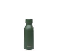 Qwetch - Bouteille Isotherme 350 ml Kaki - ICON - Gourde Ultra-Compacte & Élégante en Inox Recyclé - 24h Froid/12h Chaud - Étanche & Nomade