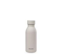 Qwetch - Bouteille Isotherme 350 ml Sable - ICON - Gourde Ultra-Compacte & Élégante en Inox Recyclé - 24h Froid/12h Chaud - Étanche & Nomade