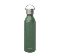 Qwetch - Bouteille Isotherme Active Camouflage Kaki 600ml - Gourde avec Anse Inox Recyclé - 24h Froid et 12h Chaud - Etanche & Compacte