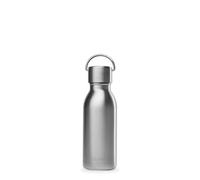 Qwetch - Bouteille Isotherme Active Inox Brossé 350ml - Gourde avec Anse Inox Recyclé - 24h Froid et 12h Chaud - Etanche & Compacte