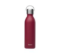 Qwetch - Bouteille Isotherme Active Rouge Grenat 1L - Gourde avec Anse Inox Recyclé - 24h Froid et 12h Chaud - Etanche & Compacte