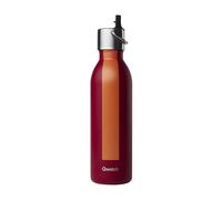 QWETCH - Bouteille Isotherme Active Série Sport Grenat 600ml - Gourde avec Bouchon Sport - 24h Froid et 12h Chaud - Etanche & Compacte
