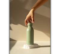 ICON bouteille isotherme double paroi en Inox Qwetch 500 ml Vert Tilleul Mat