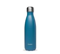 Qwetch - Bouteille Isotherme Matt Bleu Canard 500ml - Gourde Nomade Inox - 24h Froid et 12h Chaud - Etanche, Sans BPA & Réutilisable - Gourde isotherme pour Sport, Voyage, Bureau, Randonnée