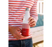Bouteille isotherme double paroi en Inox Qwetch 500 ml Marinière Rouge
