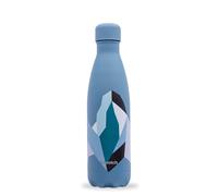 Qwetch - Bouteille Isotherme Originals Altitude Bleu Denim 500ml - 24h Froid et 12h Chaud - Etanche, Sans BPA & Réutilisable - Gourde inox isotherme pour Sport, Voyage, Bureau, Randonnée