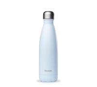 Qwetch - Bouteille Isotherme Originals Bleu Pastel 500ml - 24h Froid et 12h Chaud - Etanche & Réutilisable - Gourde inox isotherme pour Sport, Voyage, Bureau, Randonnée