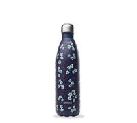 Qwetch - Bouteille Isotherme Originals Hanami Bleu 750ml - 24h Froid et 12h Chaud - Etanche & Réutilisable - Gourde inox isotherme pour Sport, Voyage, Bureau, Randonnée