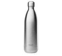 Qwetch - Bouteille Isotherme Originals Inox Brossé 1L - 24h Froid et 12h Chaud - Etanche & Réutilisable - Gourde inox isotherme pour Sport, Voyage, Bureau, Randonnée