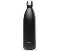 Qwetch - Bouteille Isotherme Originals Noir 1L - 24h Froid et 12h Chaud - Etanche & Réutilisable - Gourde inox isotherme pour Sport, Voyage, Bureau, Randonnée